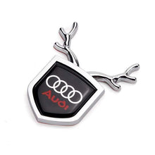 Load image into Gallery viewer, 2pcs Audi Shield Antler Emblems
