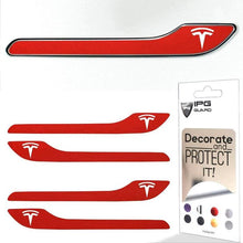 Load image into Gallery viewer, 4 pcs IPG Tesla Logo Door Handle Decal Sticker
