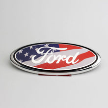 Load image into Gallery viewer, 9 inch Front Badge Grille Emblem with Pins 7 inch Rear Badge Ford Logo Trunk Sticker
