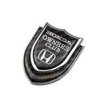Load image into Gallery viewer, Honda Logo Owners Club Shield Emblem Sticker
