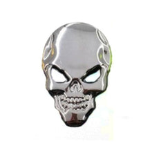 Load image into Gallery viewer, Skull Metal Emblem Sticker
