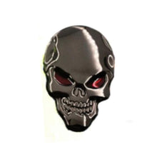 Load image into Gallery viewer, Skull Metal Emblem Sticker
