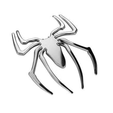 Load image into Gallery viewer, Stainless Spider Emblem Sticker
